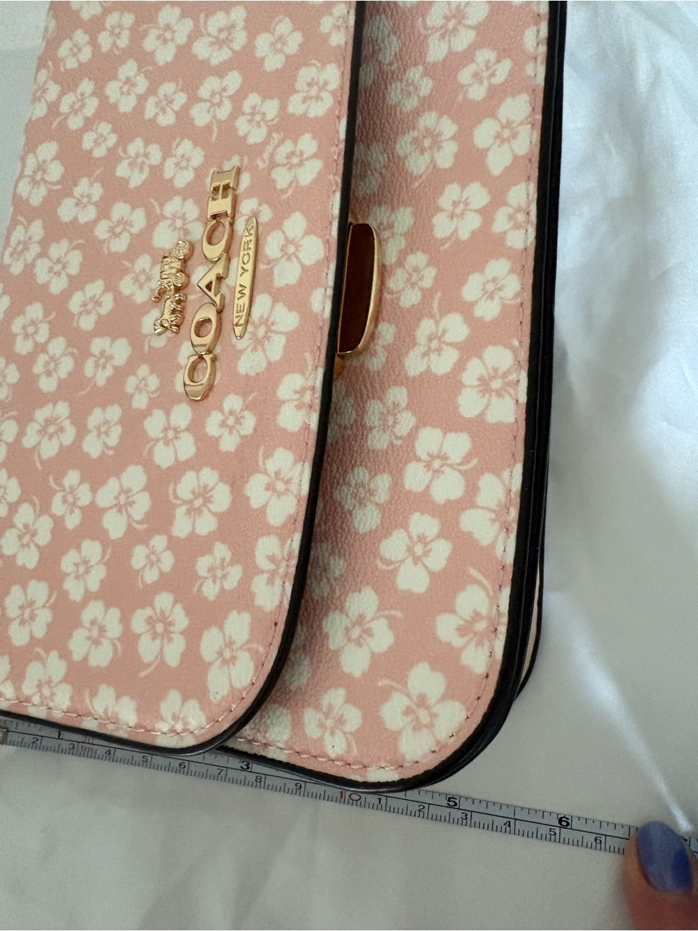 Coach Pink Floral Mini Brynn Bag - Picture 7 of 11